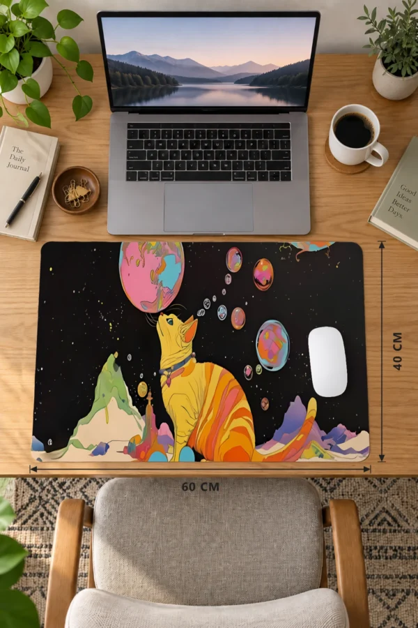 Starlight Whiskers 60x40 Gaming Mousepad Starlight Whiskers Dizüstü Gaming Mousepad