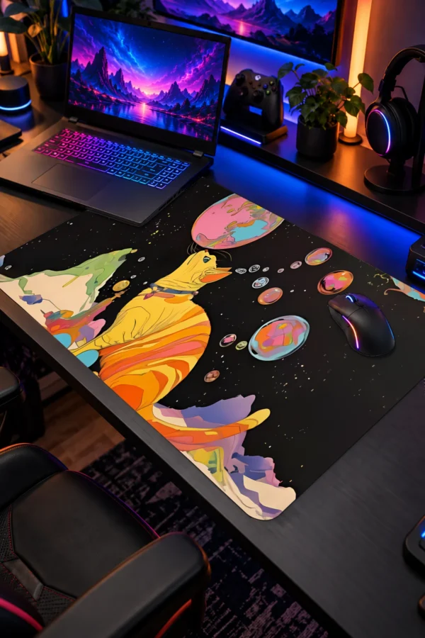 Starlight Whiskers 60x40 Gaming Mousepad Starlight Whiskers Dizüstü Gaming Mousepad