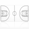 Basketball Beyaz 60x40 Gaming Mousepad Basketball Beyaz Dizüstü Gaming Mousepad