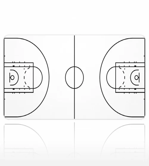 Basketball Beyaz Dizüstü Gaming Mousepad