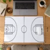 Basketball Beyaz 60x40 Gaming Mousepad Basketball Beyaz Dizüstü Gaming Mousepad