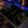 Basketball Siyah Sarı 60x40 Gaming Mousepad Basketball Siyah Sarı Dizüstü Gaming Mousepad