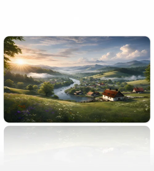 Golden Valley Dawn 60x40 Gaming Mousepad Golden Valley Dawn Dizüstü Gaming Mousepad