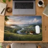 Golden Valley Dawn 60x40 Gaming Mousepad Golden Valley Dawn Dizüstü Gaming Mousepad