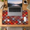 Crimson Mosaic Harmony 60x40 Gaming Mousepad Mosaic Harmony Dizüstü Gaming Mousepad
