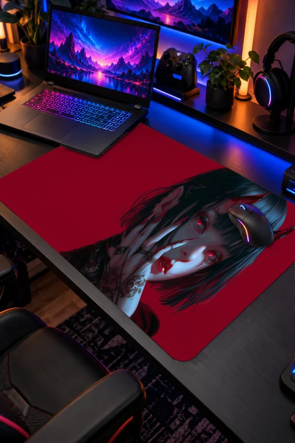 Crimson Temptress Kırmızı Dizüstü Gaming Mousepad