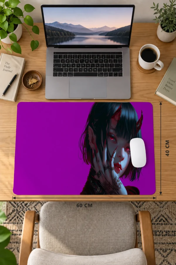 Crimson Temptress Pembe Dizüstü Gaming Mousepad