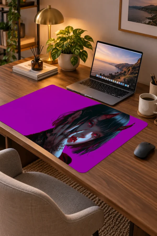 Crimson Temptress Pembe Dizüstü Gaming Mousepad