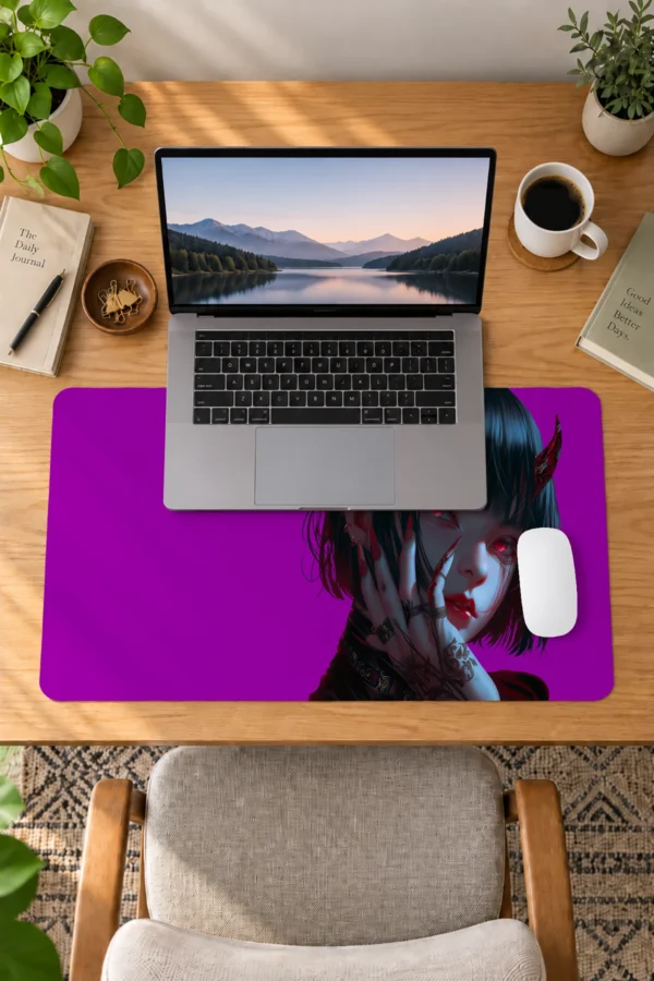 Crimson Temptress Pembe Dizüstü Gaming Mousepad