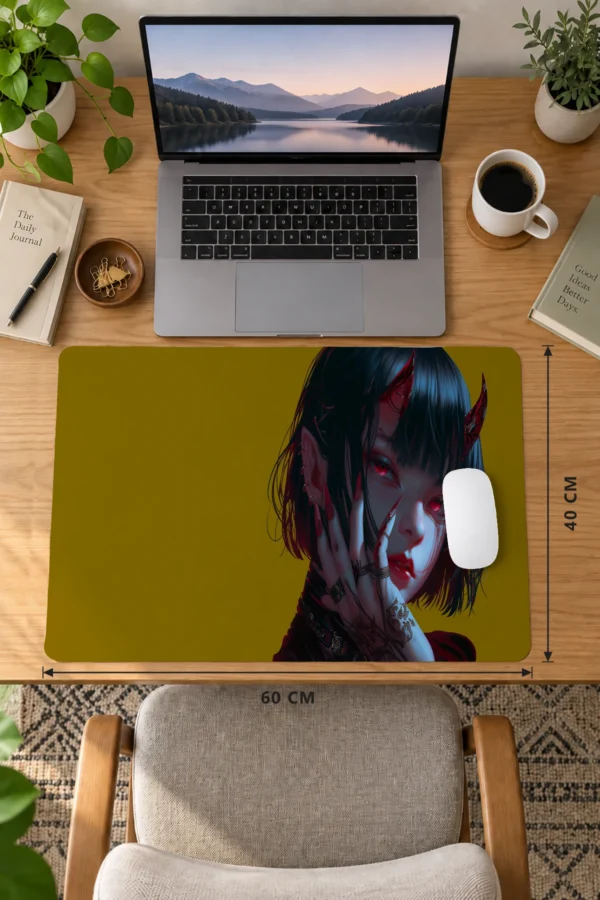 Crimson Temptress Sarı 60x40 Gaming Mousepad Crimson Temptress Sarı Dizüstü Gaming Mousepad
