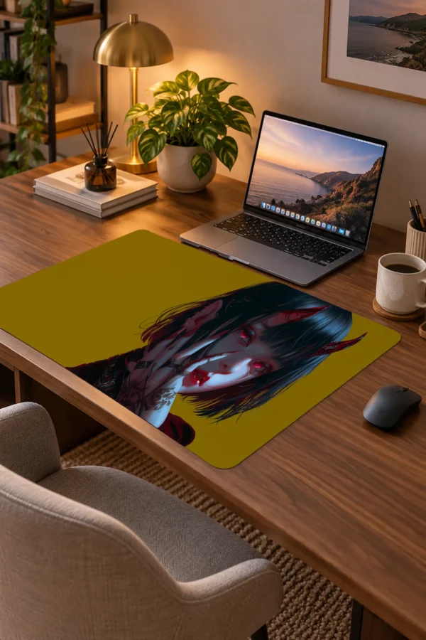 Crimson Temptress Sarı 60x40 Gaming Mousepad Crimson Temptress Sarı Dizüstü Gaming Mousepad