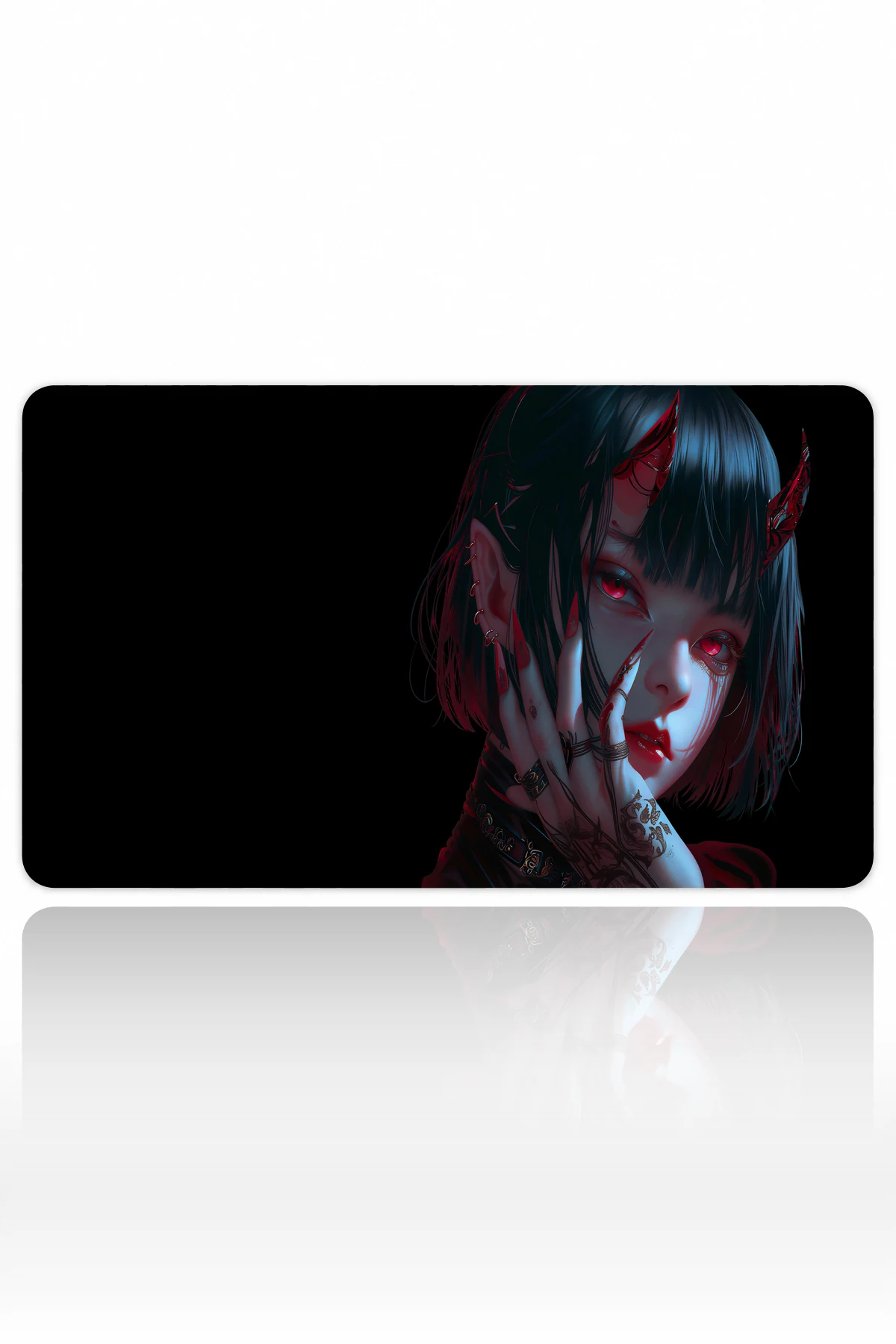 Crimson Temptress Siyah Dizüstü Gaming Mousepad