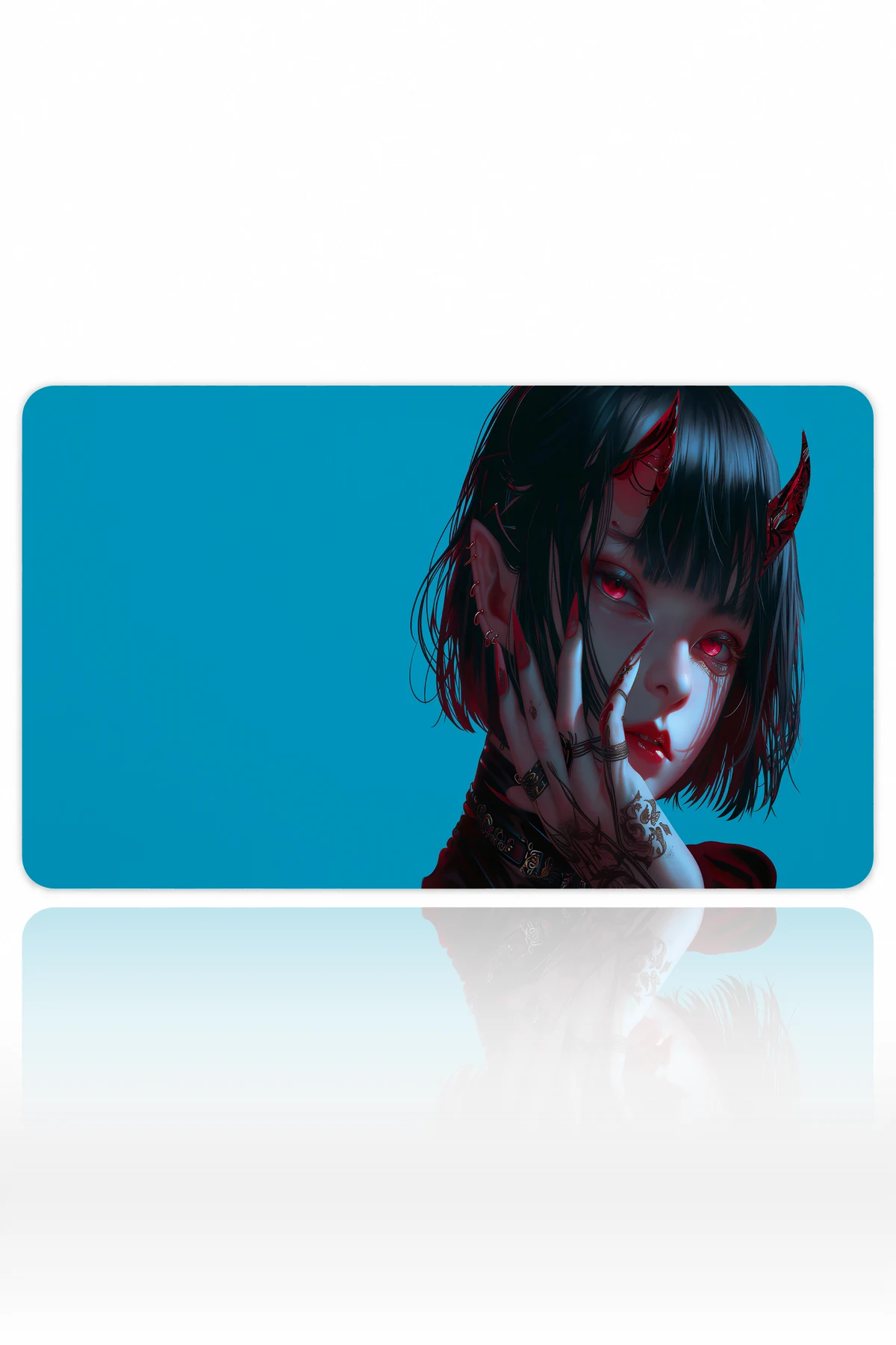 Crimson Temptress Turkuaz Dizüstü Gaming Mousepad