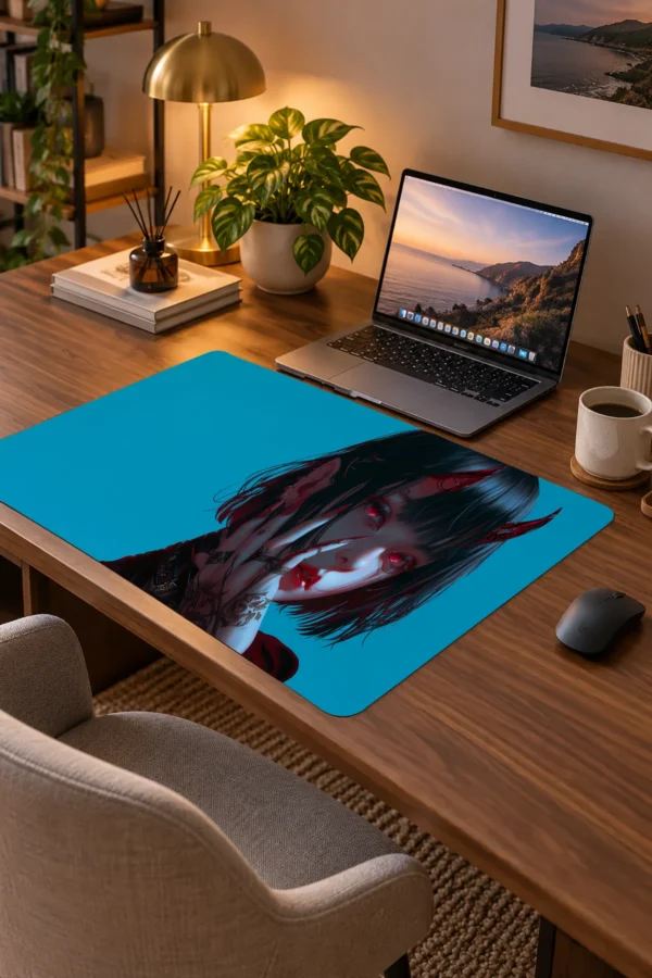 Crimson Temptress Turkuaz Dizüstü Gaming Mousepad