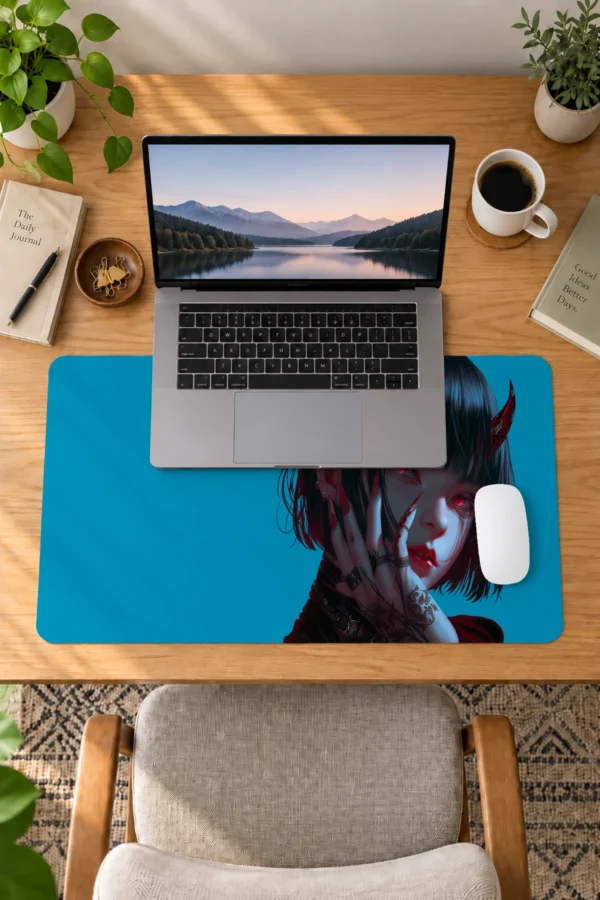 Crimson Temptress Turkuaz Dizüstü Gaming Mousepad