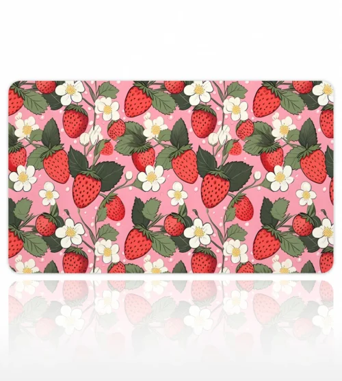 Strawberry Bloom 60x40 Gaming Mousepad Çilek Dizüstü Gaming Mousepad
