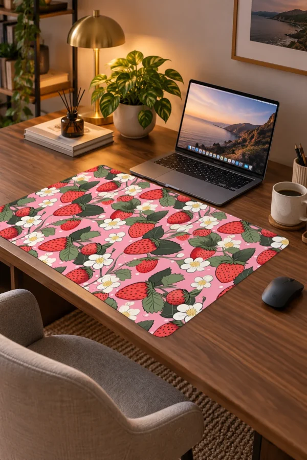 Çilek Dizüstü Gaming Mousepad