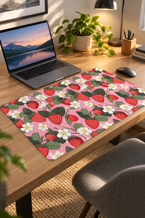 Çilek Dizüstü Gaming Mousepad