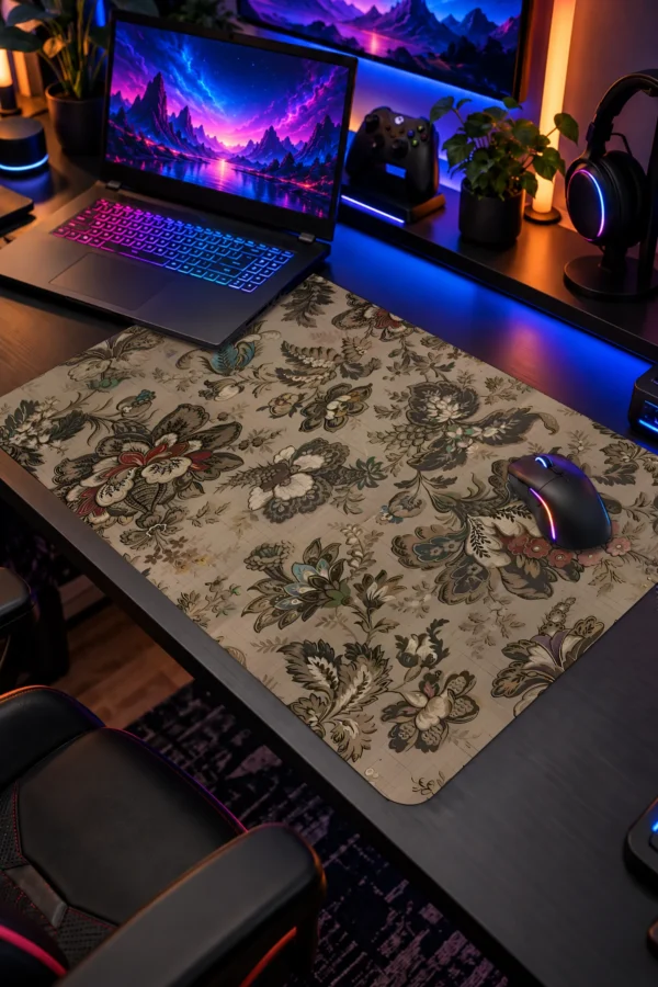 Antique Botanic 60x40 Gaming Mousepad Antique Botanic Dizüstü Gaming Mousepad