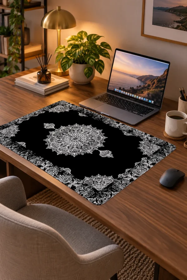 Obsidian Mandala 60x40 Gaming Mousepad Obsidian Mandala Dizüstü Gaming Mousepad