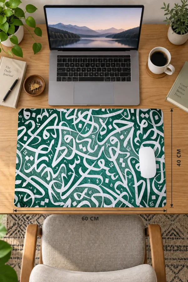 Emerald Script 60x40 Gaming Mousepad Emerald Script Dizüstü Gaming Mousepad