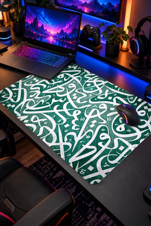 Emerald Script 60x40 Gaming Mousepad Emerald Script Dizüstü Gaming Mousepad