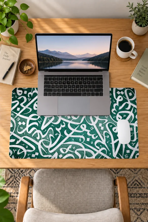 Emerald Script 60x40 Gaming Mousepad Emerald Script Dizüstü Gaming Mousepad