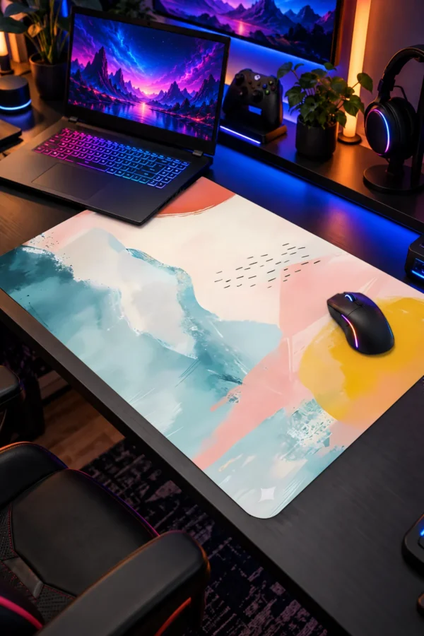 Pastel Drift 60x40 Gaming Mousepad Pastel Drift Dizüstü Gaming Mousepad