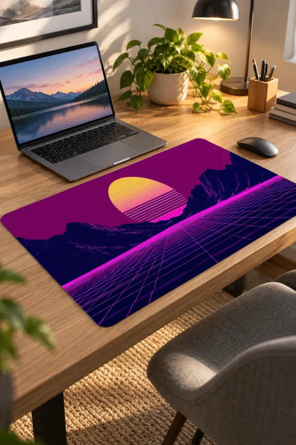 Neon Horizon 60x40 Gaming Mousepad Neon Horizon Dizüstü Gaming Mousepad