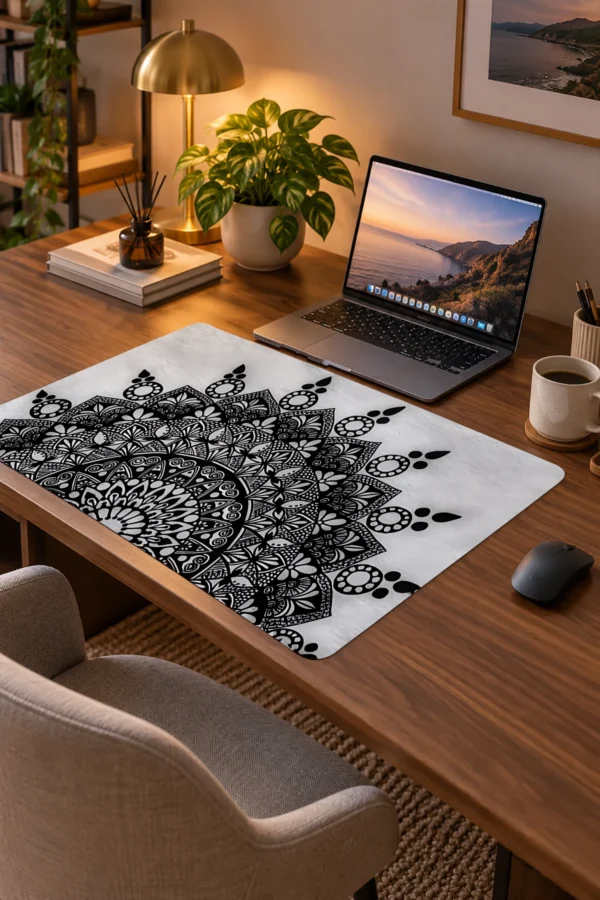Midnight Lotus 60x40 Gaming Mousepad Midnight Lotus Dizüstü Gaming Mousepad