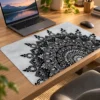 Midnight Lotus 60x40 Gaming Mousepad Midnight Lotus Dizüstü Gaming Mousepad