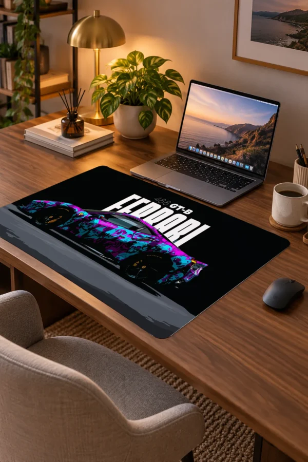 Midnight Racer 60x40 Gaming Mousepad Araba Modelleri Midnight Racer Drive Dizüstü Gaming Mousepad