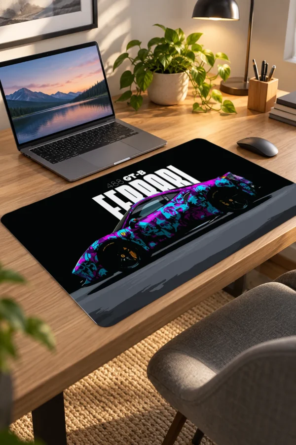 Midnight Racer 60x40 Gaming Mousepad Araba Modelleri Midnight Racer Drive Dizüstü Gaming Mousepad