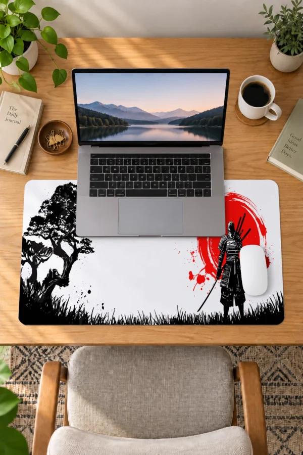 Blood Sun Ronin 60x40 Gaming Mousepad Blood Sun Ronin Dizüstü Gaming Mousepad