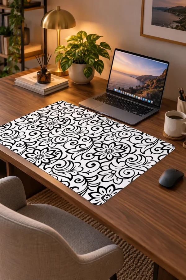 Vintage Scroll 60x40 Gaming Mousepad Vintage Scroll Dizüstü Gaming Mousepad
