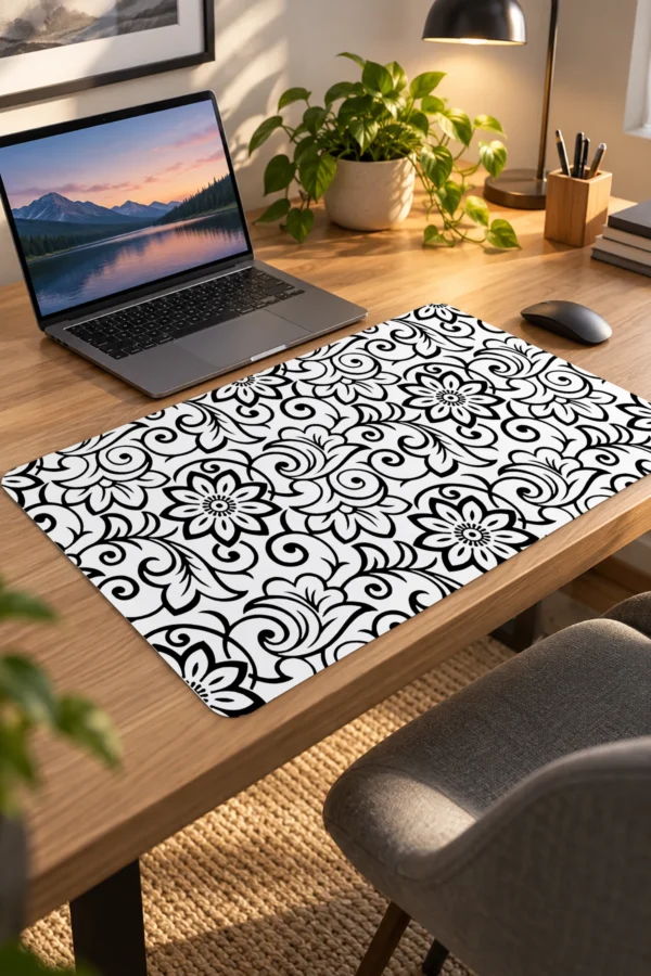 Vintage Scroll 60x40 Gaming Mousepad Vintage Scroll Dizüstü Gaming Mousepad