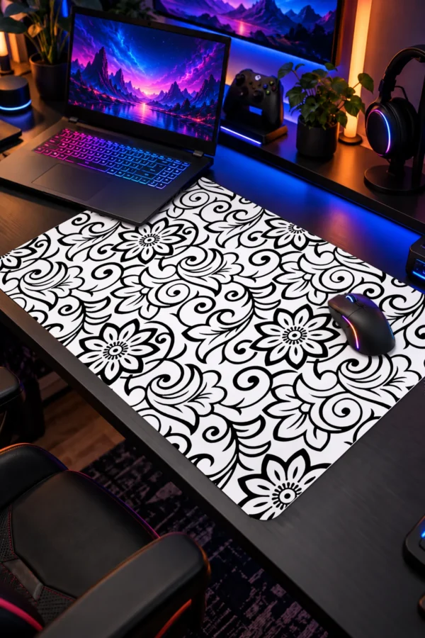 Vintage Scroll 60x40 Gaming Mousepad Vintage Scroll Dizüstü Gaming Mousepad