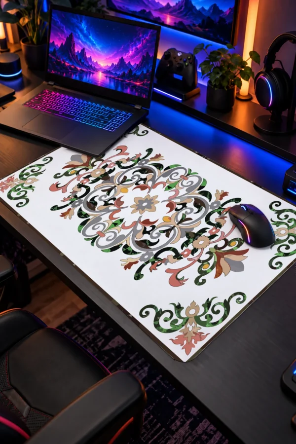 Heritage Motif Dizüstü Gaming Mousepad