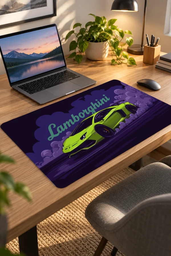 Turbo Night 60x40 Gaming Mousepad Araba Modelleri Turbo Night Dizüstü Gaming Mousepad