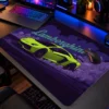 Turbo Night 60x40 Gaming Mousepad Araba Modelleri Turbo Night Dizüstü Gaming Mousepad