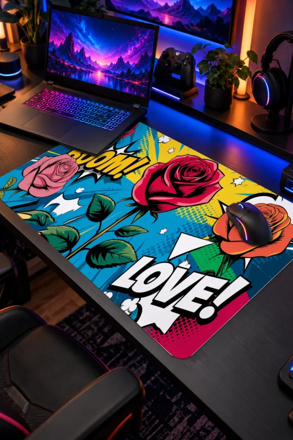 Boom & Blossom Dizüstü Gaming Mousepad