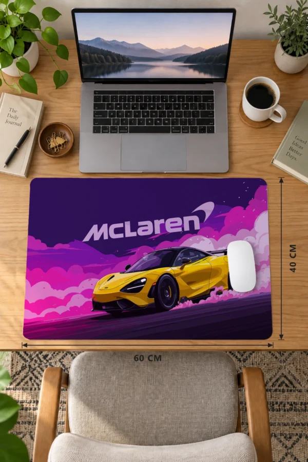 Turbo Neon 60x40 Gaming Mousepad Araba Modelleri Turbo Neon Dizüstü Gaming Mousepad