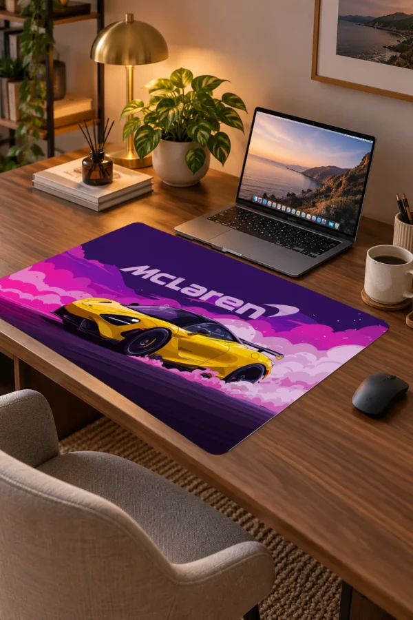 Turbo Neon 60x40 Gaming Mousepad Araba Modelleri Turbo Neon Dizüstü Gaming Mousepad