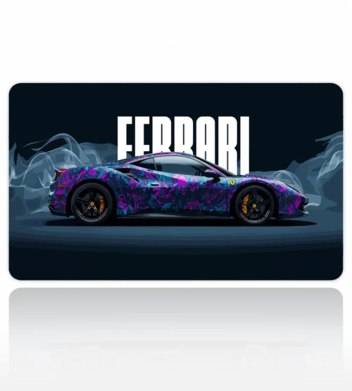 Neon Phantom 60x40 Gaming Mousepad Araba Modelleri Neon Phantom Dizüstü Gaming Mousepad