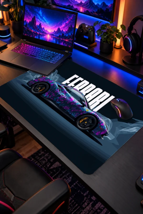 Araba Modelleri Neon Phantom Dizüstü Gaming Mousepad