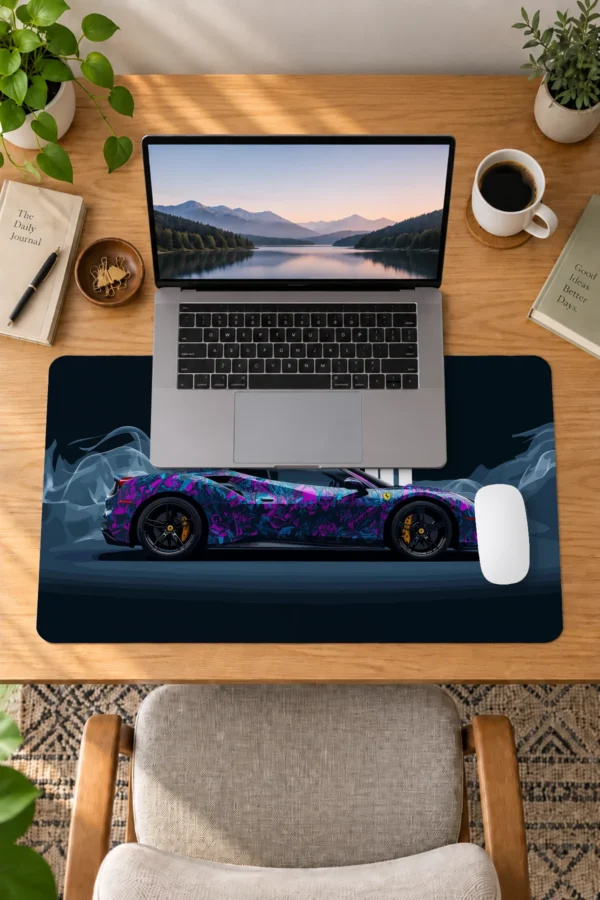 Araba Modelleri Neon Phantom Dizüstü Gaming Mousepad