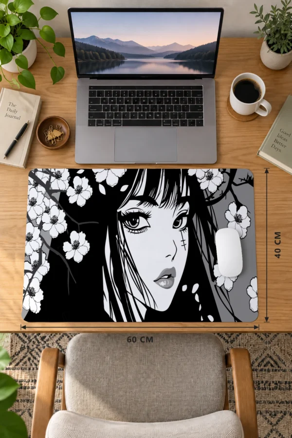 Mono Sakura 60x40 Gaming Mousepad Mono Sakura Dizüstü Gaming Mousepad