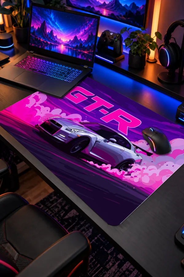 Araba Modelleri Neon Drift Legend Dizüstü Gaming Mousepad