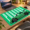 Araba Modelleri Emerald Dominance Dizüstü Gaming Mousepad