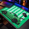 Araba Modelleri Emerald Dominance Dizüstü Gaming Mousepad